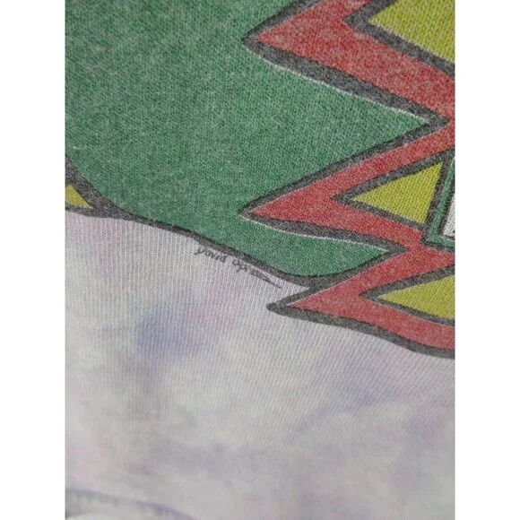 VINTAGE Grateful Dead Shirt Medium Liquid Brockum 1993 Roller Coaster*